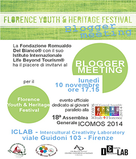 Florence Youth & Heritage Festival: partecipa al blogger meeting!