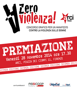 ''AZero Violenza'', premiazione del concorso grafico per un manifesto contro la violenza sulle donne