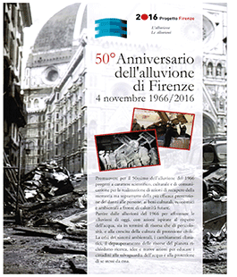 50° anniversario dell'alluvione: le iniziative di ''2016 Progetto Firenze''