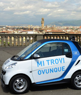 Con il car sharing da Firenze a Prato: approvato il protocollo tra le due Amministrazioni