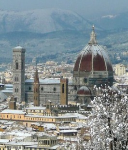 Allerta codice arancione per rischio neve nel Comune di Firenze