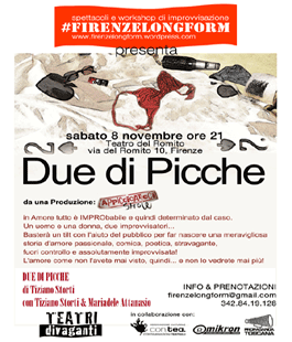 ''Due di Picche'': terzo appuntamento con FirenzeLongform al Romito