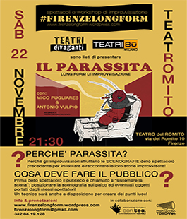 ''Il Parassita'' con Micoo Pugliaress e Antonio Vulpio al Teatro del Romito