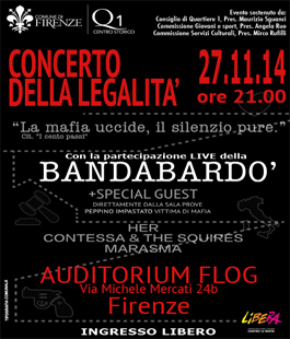 LIBERA  - ''Concerto della Legalità'' all'Auditorium Flog di Firenze