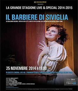 ''Il Barbiere di Siviglia'' di Gioachino Rossini in diretta da New York al Cinema Adriano di Firenze