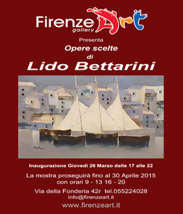 Firenzeart Gallery ospiterà le opere di Lindo Bettarini