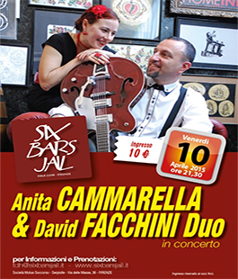 Swing: Anita Camarella & David Facchini duo al Six Bars Jail