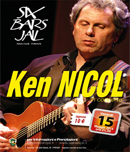 Ken Nicol in concerto al Six Bars Jail di Firenze