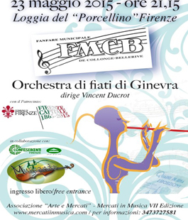 L'Orchestra di fiati di Ginevra in concerto per la rassegna ''Mercati in Musica''
