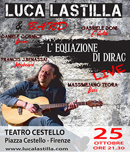 ''L'equazione di Dirac'': Luca Lastilla in concerto al Teatro di Cestello