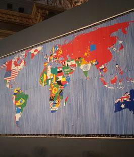 ''Alighiero Boetti. Mappe'': il Salone dei Cinquecento accoglie l'arte contemporanea per Unity in Diversity