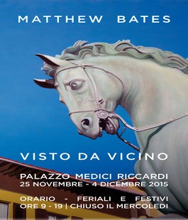 La mostra ''Visto da vicino'' di Matthew Bates a Palazzo Medici Riccardi