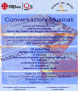 Conversazioni Musicali: incontro sull'opera ''La Boheme'' di Puccini a Brozzi