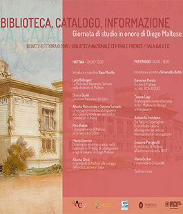 Biblioteca, catalogo, informazione: giornata di studio in onore di Diego Maltese alla Biblioteca Nazionale