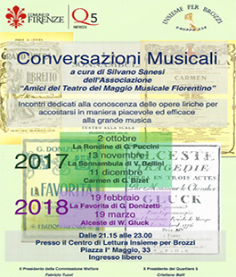 Insieme per Brozzi: ''Conversazioni Musicali'' con gli Amici del Teatro del Maggio