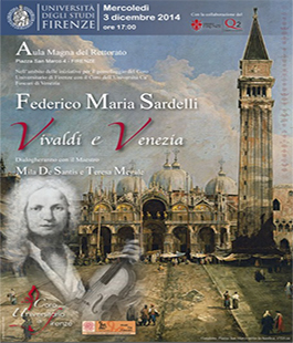 Incontro con Federico Maria Sardelli: ''Vivaldi e Venezia'' presso l'Aula Magna del Rettorato