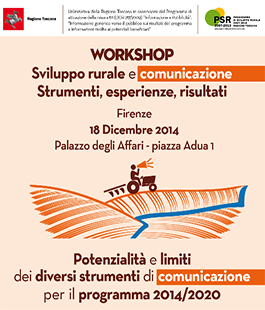 Workshop: ''Sviluppo rurale e comunicazione: strumenti, esperienze, risultati''