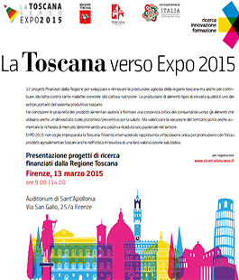 Convegno ''La Toscana verso Expo 2015: ricerca, innovazione, formazione''
