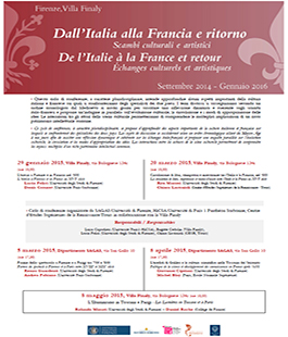 Conferenza: ''Circolazione di libri, stampatori e maestranze tra l'Italia e la Francia, nel '500''