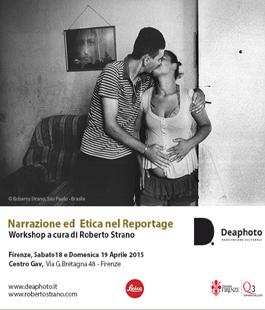 Workshop ''Narrazione ed etica nel Reportage'' di Roberto Strano al GAV del Q3