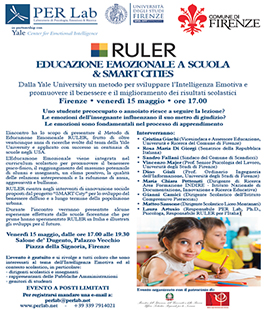 Incontro a Palazzo Vecchio: ''Ruler. Educazione emozionale a scuola & Smart Cities''