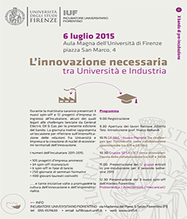 Incontro: ''L'innovazione necessaria tra Università e Industria''