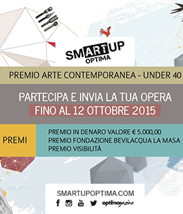 Premio Smartup Optima 2015 per artisti under 40