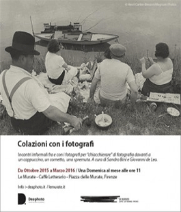 ''Colazioni con i Fotografi'' al Caffè Letterario delle Murate a Firenze