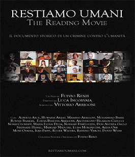 ''Restiamo Umani. The Reading Movie'' di Fulvio Renzi al Caffè Letterario Le Murate
