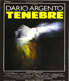 ''Il cinema di Dario Argento'': proiezione di ''Tenebre'' alla Cineteca de Le Murate